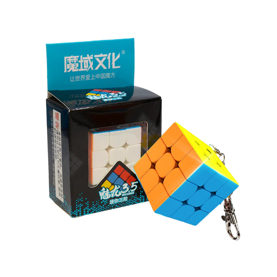 MoYu MoFang JiaoShi MEILONG MINI 3X3 KEYCHAIN Stickerless Cube-Cubuzzle