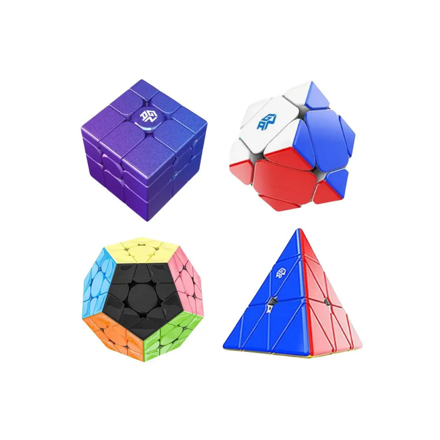 GAN Aliens Combo Pack: Megaminx, Skewb M, Pyraminx M, Mirror Cube GAN