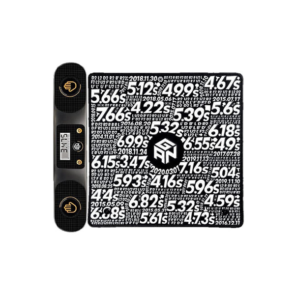 GAN Dark Samurai Smart Timer and Mat Combo Pack