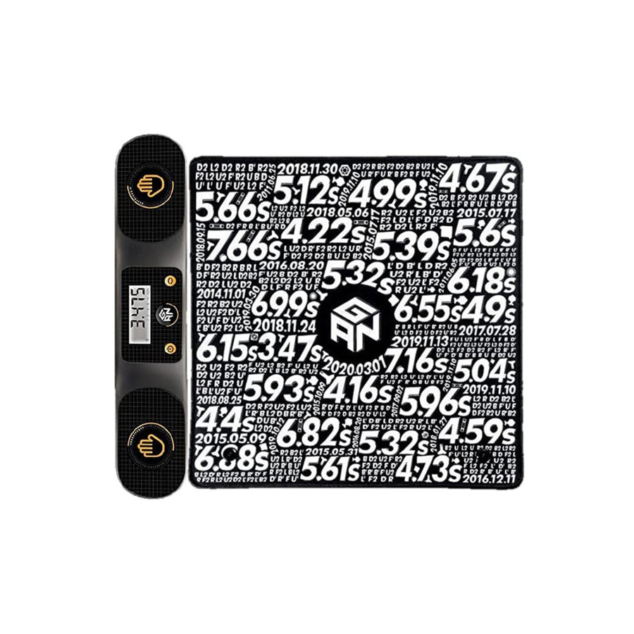 GAN Dark Samurai Smart Timer and Mat Combo Pack-Cubuzzle
