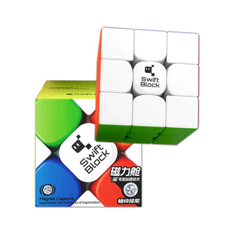 GAN Swift Block 355S Magnetic 3x3 Speedcube-Cubuzzle