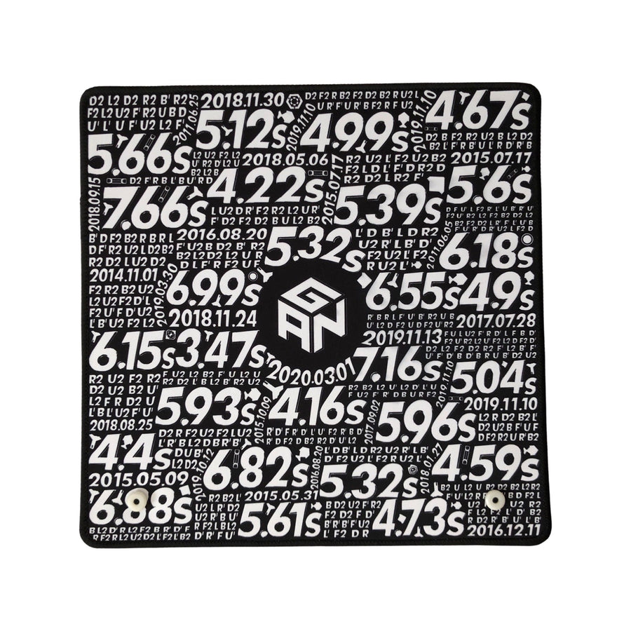 GAN Timer Mat with Plastic Connectors (Silver) for GAN Smart Timer - 12 x 12 inch - Cubuzzle