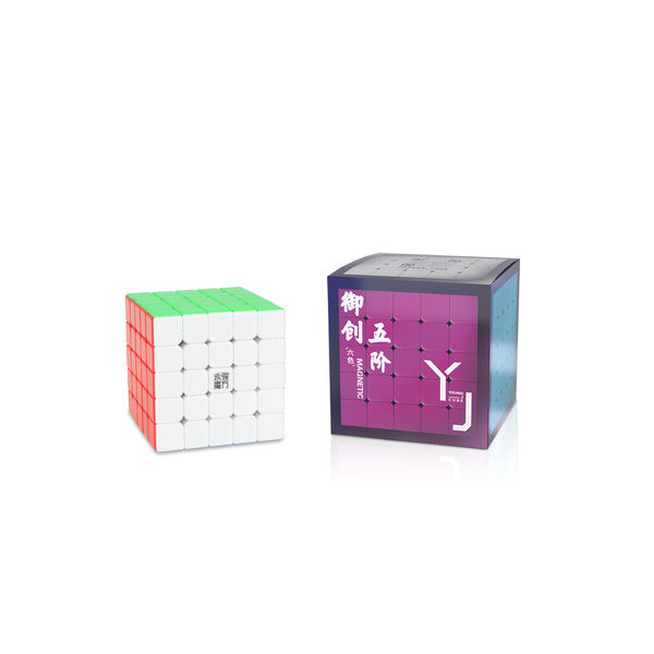 YJ YU 5x5 Magnetic Stickerless Speedcube