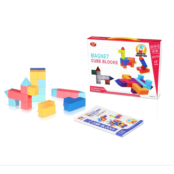 YJ Magnetic DIY Building Blocks Solid - 17 Pcs