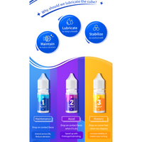 GAN Lube No.3 - Mastery 10 ml GAN Lube 3 for Speed Cubes, Silicone Based Lubricant for Control and Stability - Cubuzzle