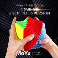 MoYu 15x15 STICKERLESS NON-MAGNETIC SPEEDCUBE-Cubuzzle
