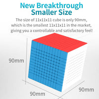 MoYu Meilong 11x11 STICKERLESS NON-MAGNETIC SPEEDCUBE-Cubuzzle