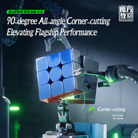 MoYu Super RS3M V2 3x3 Maglev Ball-Core UV Latest 2023 Version Magnetic Speedcube Stickerless Cube-Cubuzzle