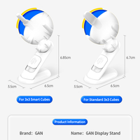 GAN White Display Stand For Standard 3x3 Cubes - Cubuzzle