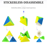 QiYi Master Pyraminx Stickerless Speedcube-Cubuzzle