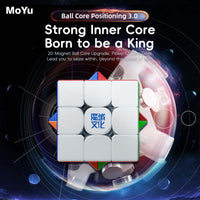 MOYU WEILONG WRM V9 20 Magnets Ballcore UV - 3x3 Latest 2023 Version Stickerless Magnetic Speedcube-Cubuzzle