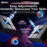 MOYU WEILONG WRM V9 20 Magnets Ballcore UV - 3x3 Latest 2023 Version Stickerless Magnetic Speedcube-Cubuzzle