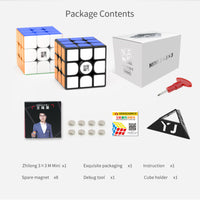 YJ ZhiLong Mini 3x3 Magnetic Stickerless Speedcube-Cubuzzle