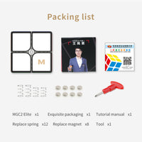 YJ MGC Elite 2x2 Magnetic Stickerless Speedcube-Cubuzzle