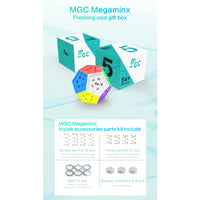 YJ MGC Megaminx Magnetic Stickerless Speedcube-Cubuzzle