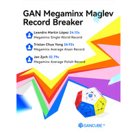 GAN Megaminx V2 Magnetic Maglev UV Coated Grey Stickerless-Cubuzzle