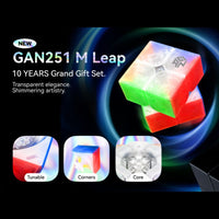 GAN 251 Leap UV - 10th Anniversary Edition 2x2 Magnetic Speedcube GAN