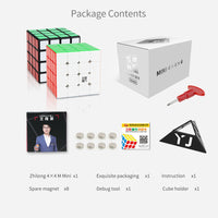 YJ Zhilong Mini 4x4 Magnetic Stickerless Speedcube-Cubuzzle