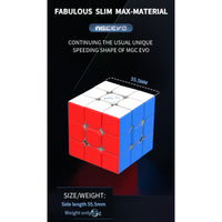 YJ MGC EVO II 3x3 Magnetic Stickerless Speedcube-Cubuzzle