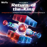 MOYU WEILONG WRM V9 20 Magnets Ballcore UV - 3x3 Latest 2023 Version Stickerless Magnetic Speedcube-Cubuzzle