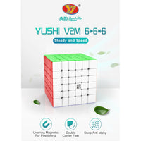 YJ YU 6x6 Magnetic Stickerless Speedcube-Cubuzzle