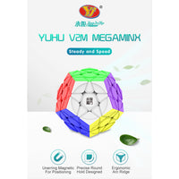 YJ YU Megaminx Magnetic Stickerless Speedcube-Cubuzzle