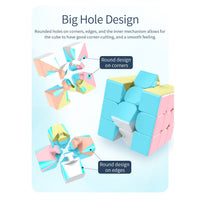 MoYu MoFang JiaoShi MeiLong MACARON Combo Pack 2x2, 3x3, 4x4 Stickerless Speedcube-Cubuzzle