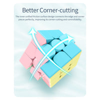 MoYu MoFang JiaoShi MeiLong MACARON Combo Pack 2x2, 3x3, 4x4 Stickerless Speedcube-Cubuzzle