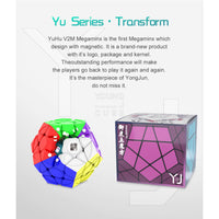 YJ YU Megaminx Magnetic Stickerless Speedcube-Cubuzzle