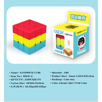 Qiyi Sandwich Cube Trainer Cube Entry Level 3x3-Cubuzzle