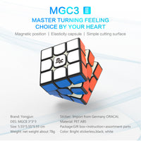 YJ MGC 3x3 Pro V2 Magnetic Stickerless Speedcube-Cubuzzle