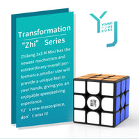 YJ ZhiLong Mini 3x3 Magnetic Stickerless Speedcube-Cubuzzle