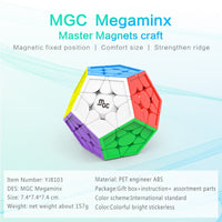 YJ MGC Megaminx Magnetic Stickerless Speedcube-Cubuzzle