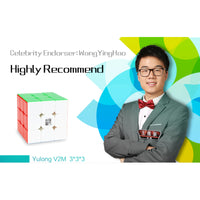 YJ YU 3x3 Magnetic Stickerless Speedcube-Cubuzzle
