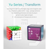 YJ YU 5x5 Magnetic Stickerless Speedcube-Cubuzzle