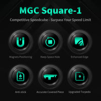 YJ MGC Square-1 Magnetic Stickerless Speedcube-Cubuzzle