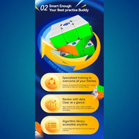 GAN 356 i carry E 3x3 Magnetic Cube- Intelligent Smart Bluetooth Cube - Latest 2025 Model GAN
