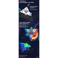 YJ MGC EVO Pyramid Magnetic Stickerless Pyraminx Speedcube-Cubuzzle