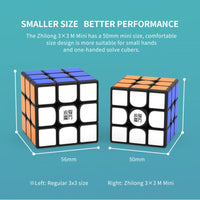YJ ZhiLong Mini 3x3 Magnetic Stickerless Speedcube-Cubuzzle