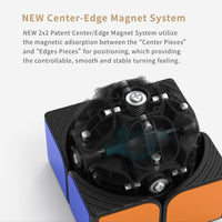 YJ MGC Elite 2x2 Magnetic Stickerless Speedcube-Cubuzzle