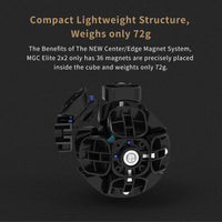 YJ MGC Elite 2x2 Magnetic Stickerless Speedcube-Cubuzzle