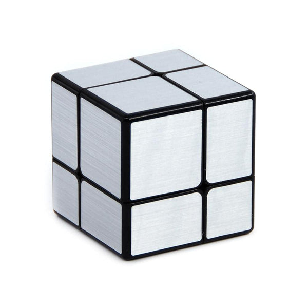Qiyi Mirror 2x2 Silver Non-Magnetic Speedcube
