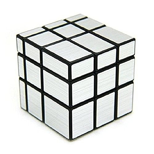Qiyi Mirror 3x3 Silver Non-Magnetic Speedcube-Cubuzzle