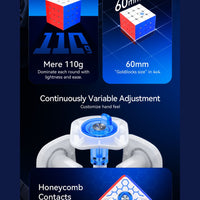 GAN 460 M V2 UV 4x4 Magnetic Stickerless Speedcube GAN