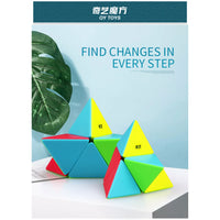 Qiyi 2x2 Pyraminx Pyramid Cube-Cubuzzle