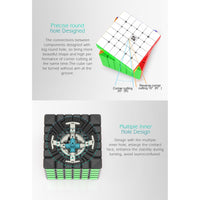 YJ YU 6x6 Magnetic Stickerless Speedcube-Cubuzzle