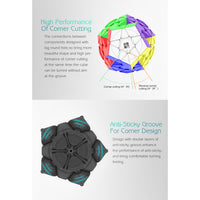YJ YU Megaminx Magnetic Stickerless Speedcube-Cubuzzle