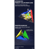 YJ MGC EVO Pyramid Magnetic Stickerless Pyraminx Speedcube-Cubuzzle