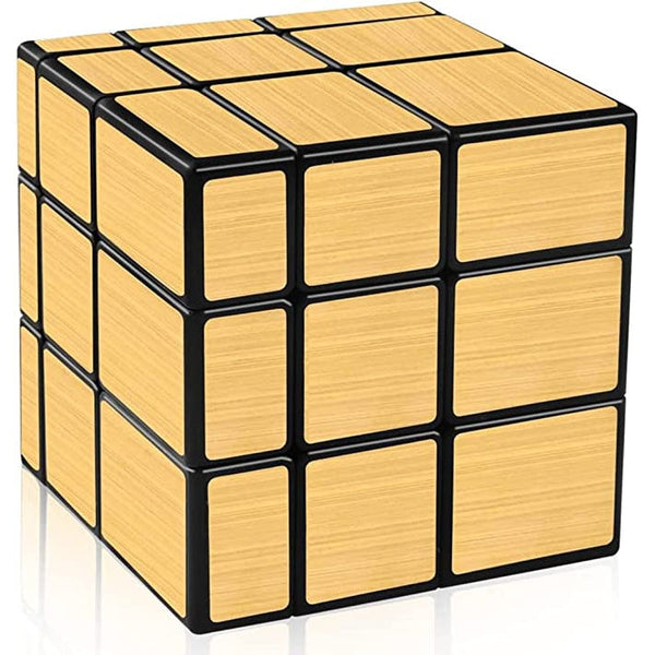 Qiyi Mirror 3x3 Gold Non-Magnetic Speedcube