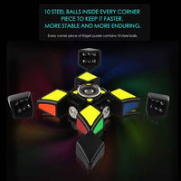 Qiyi Fidget Black Non-Magnetic Puzzle-Cubuzzle